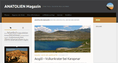 Desktop Screenshot of anatolienmagazin.de